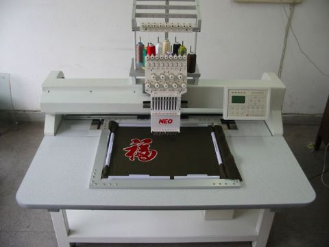 Single Head Embroidery Machine